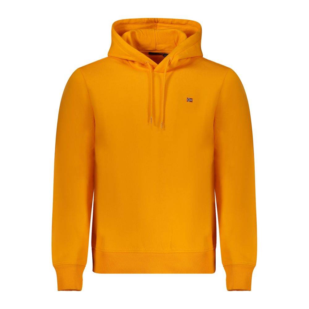 Napapijri Orange Cotton Men Sweater - Hilstor