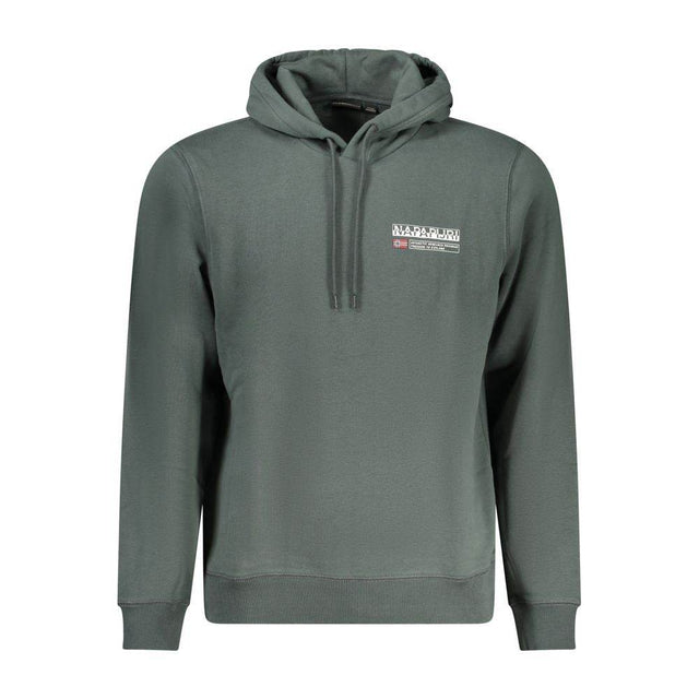 Napapijri Green Cotton Men Sweater - Hilstor