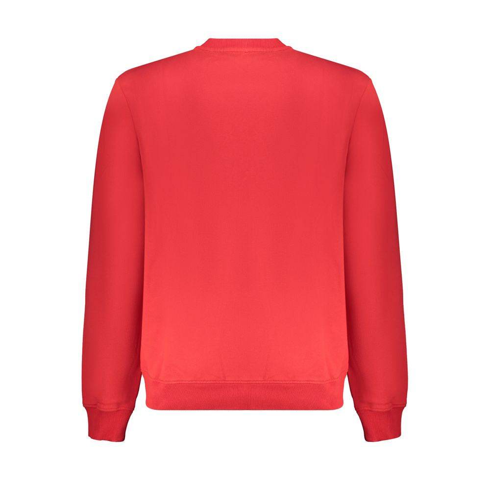 Napapijri Red Organic Cotton Men Sweater - Hilstor