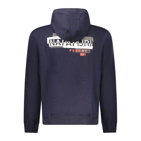 Napapijri Blue Cotton Men Sweater - Hilstor