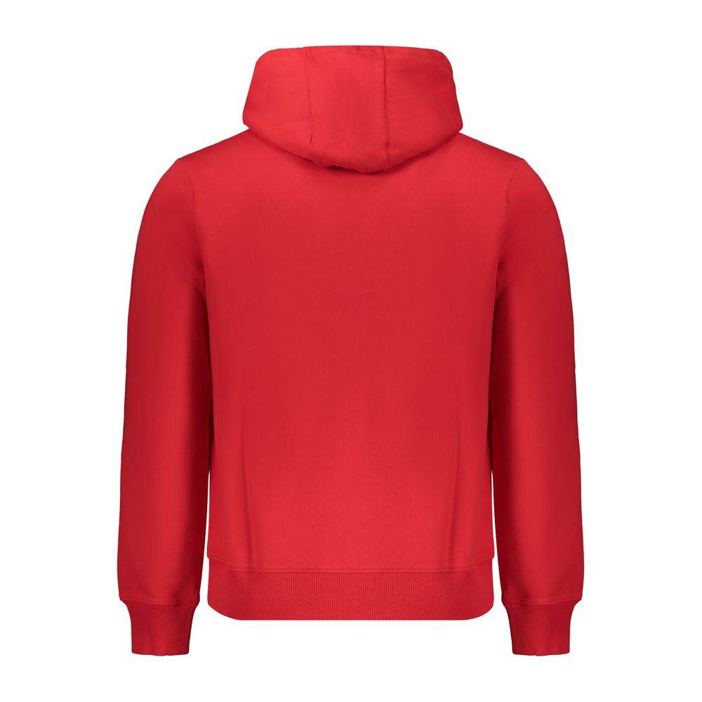 Napapijri Red Cotton Men Sweater - Hilstor
