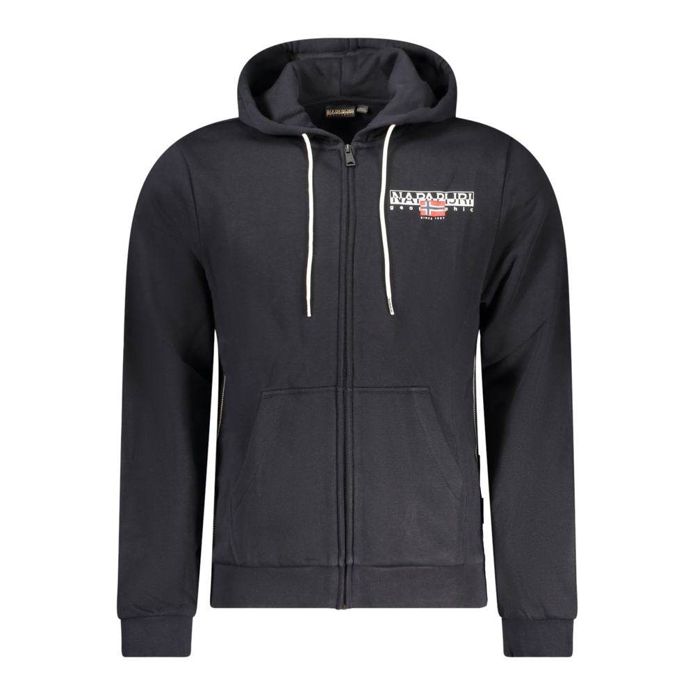 Napapijri Black Cotton Men Sweater - Hilstor