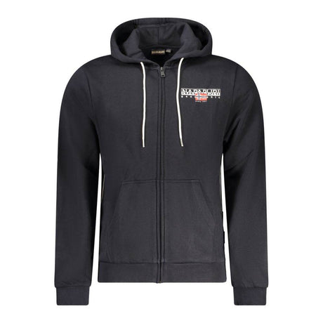 Napapijri Black Cotton Men Sweater - Hilstor