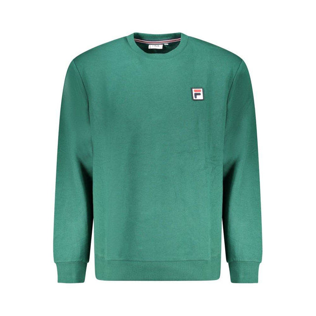 Fila Green Cotton Men Sweater - Hilstor
