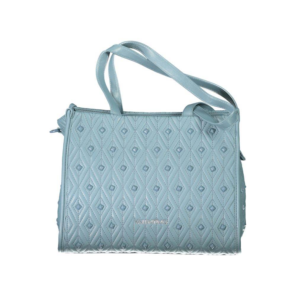 Mario Valentino Blue Polyester Handbag - Hilstor
