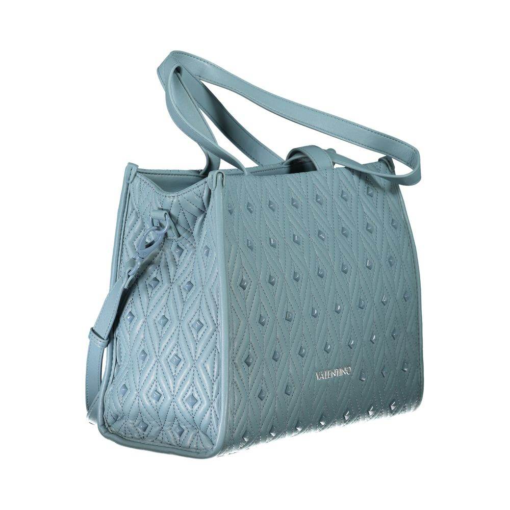 Mario Valentino Blue Polyester Handbag - Hilstor
