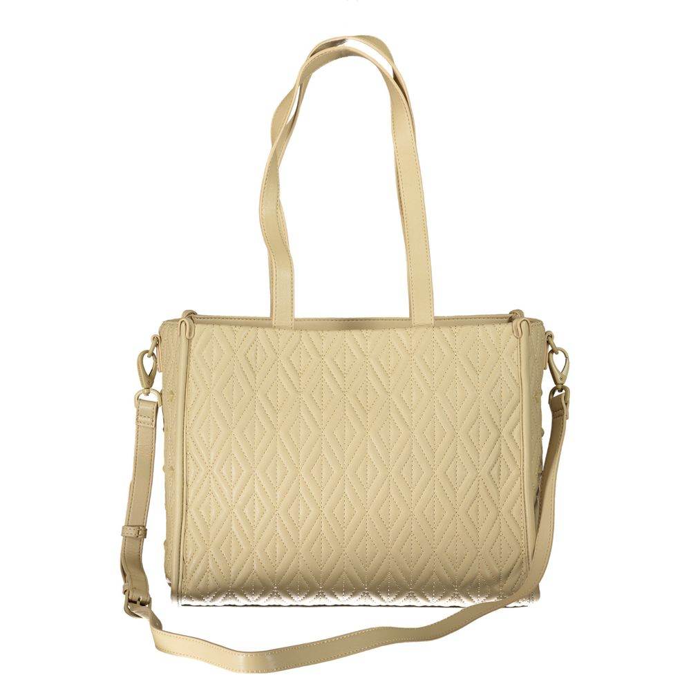 Mario Valentino Beige Polyester Handbag - Hilstor