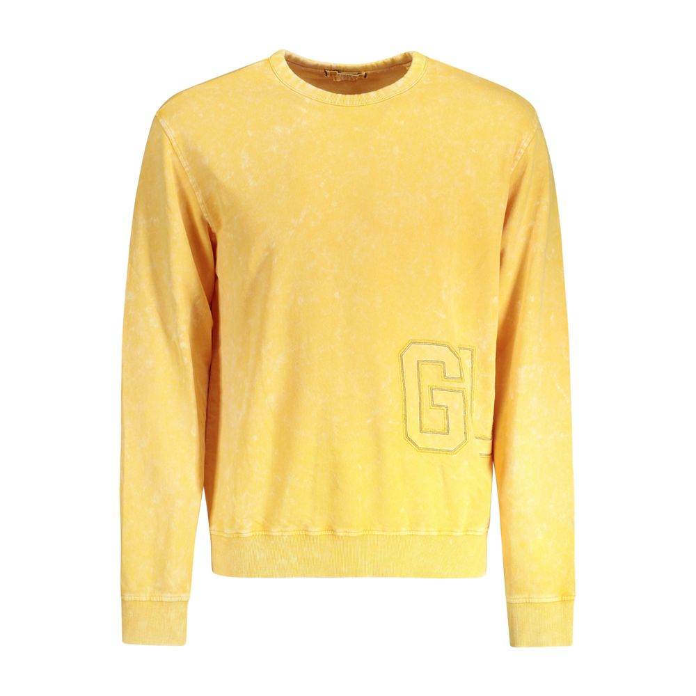 Guess Jeans Yellow Cotton Men Sweater - Hilstor