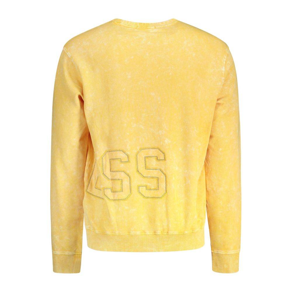 Guess Jeans Yellow Cotton Men Sweater - Hilstor