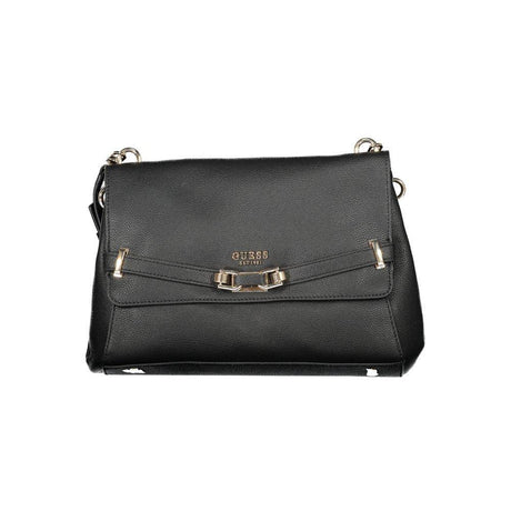 Guess Jeans Black Polyethylene Handbag - Hilstor