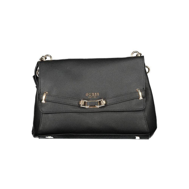 Guess Jeans Black Polyethylene Handbag - Hilstor