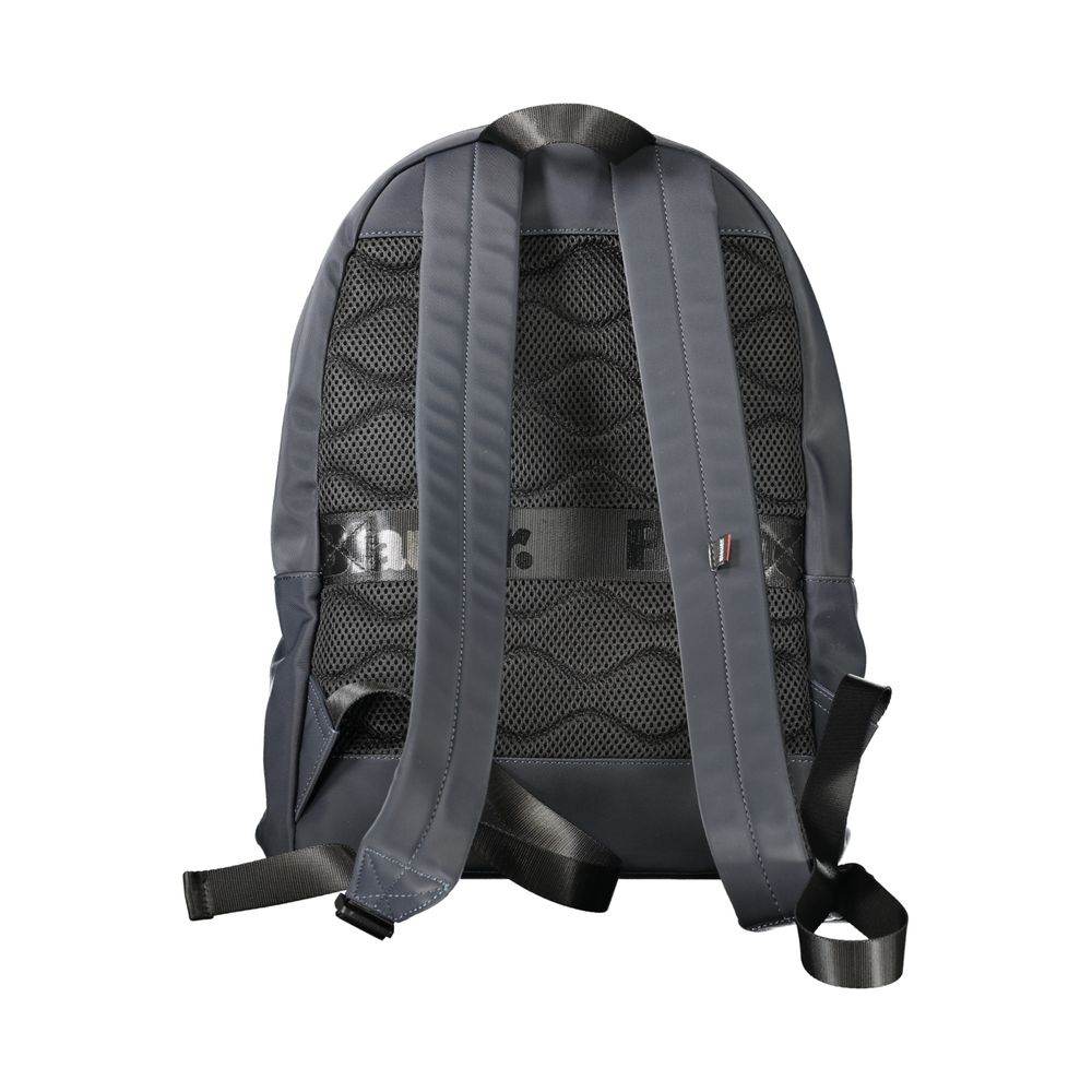 Blauer Blue Polyester Backpack - Hilstor
