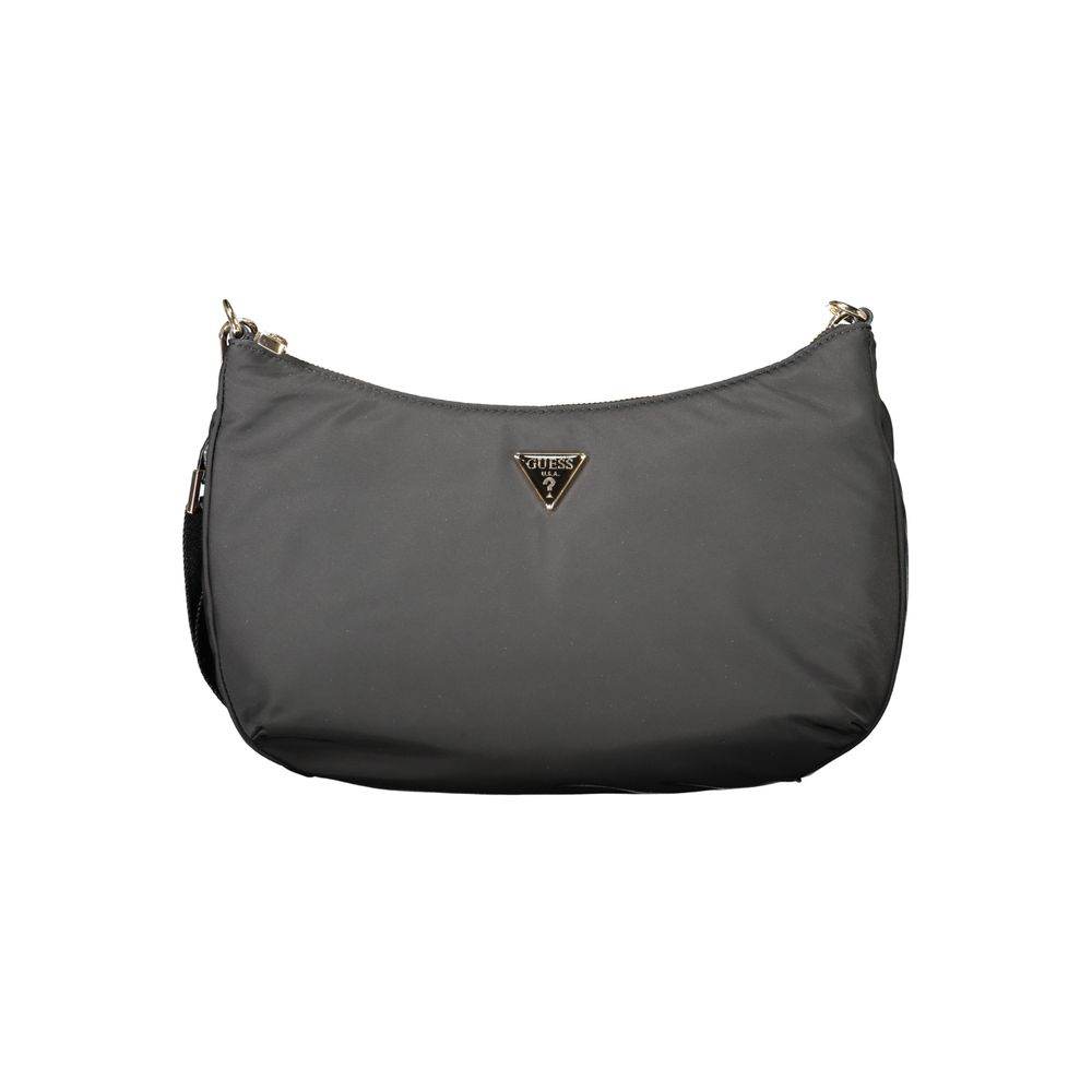 Guess Jeans Black Polyester Handbag - Hilstor