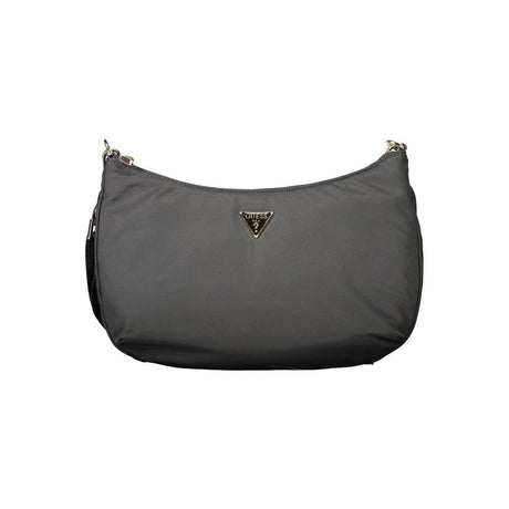 Guess Jeans Black Polyester Handbag - Hilstor