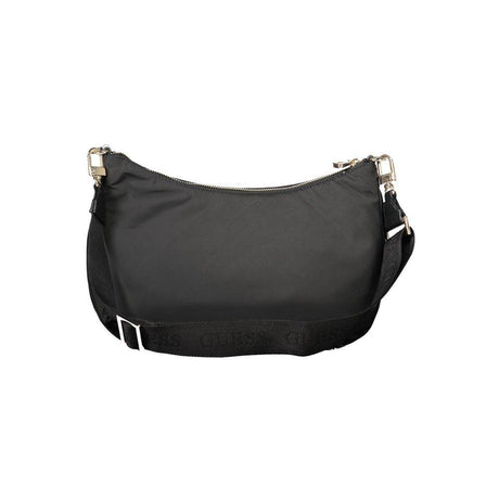 Guess Jeans Black Polyester Handbag - Hilstor
