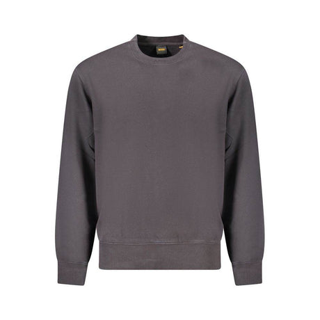 Hugo Boss Black Cotton Men Sweater - Hilstor
