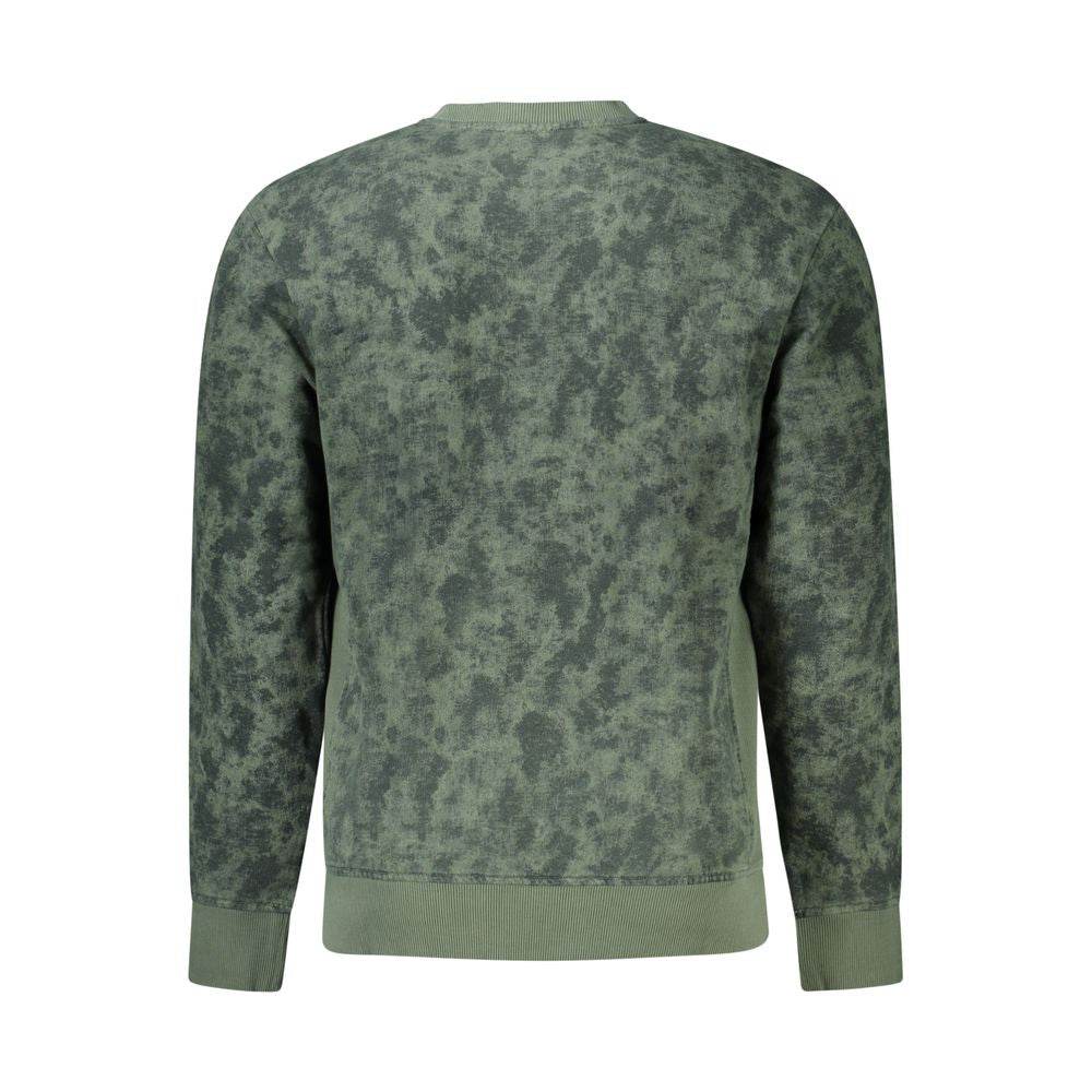 Hugo Boss Green Cotton Men Sweater - Hilstor
