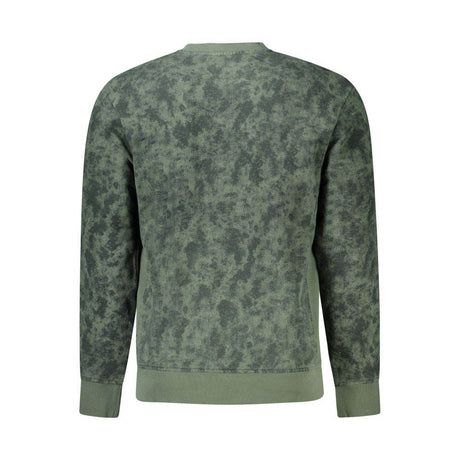 Hugo Boss Green Cotton Men Sweater - Hilstor