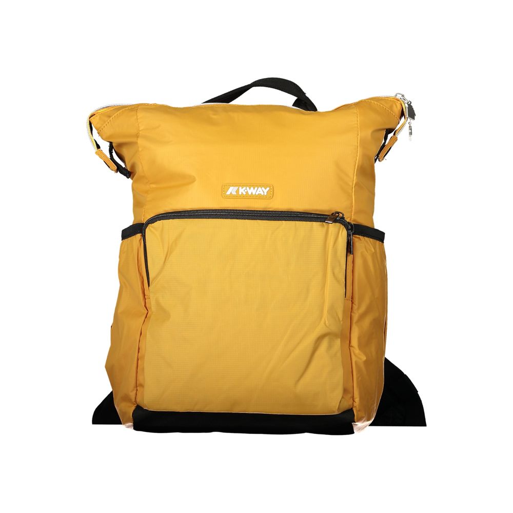 K-WAY Yellow Polyamide Backpack