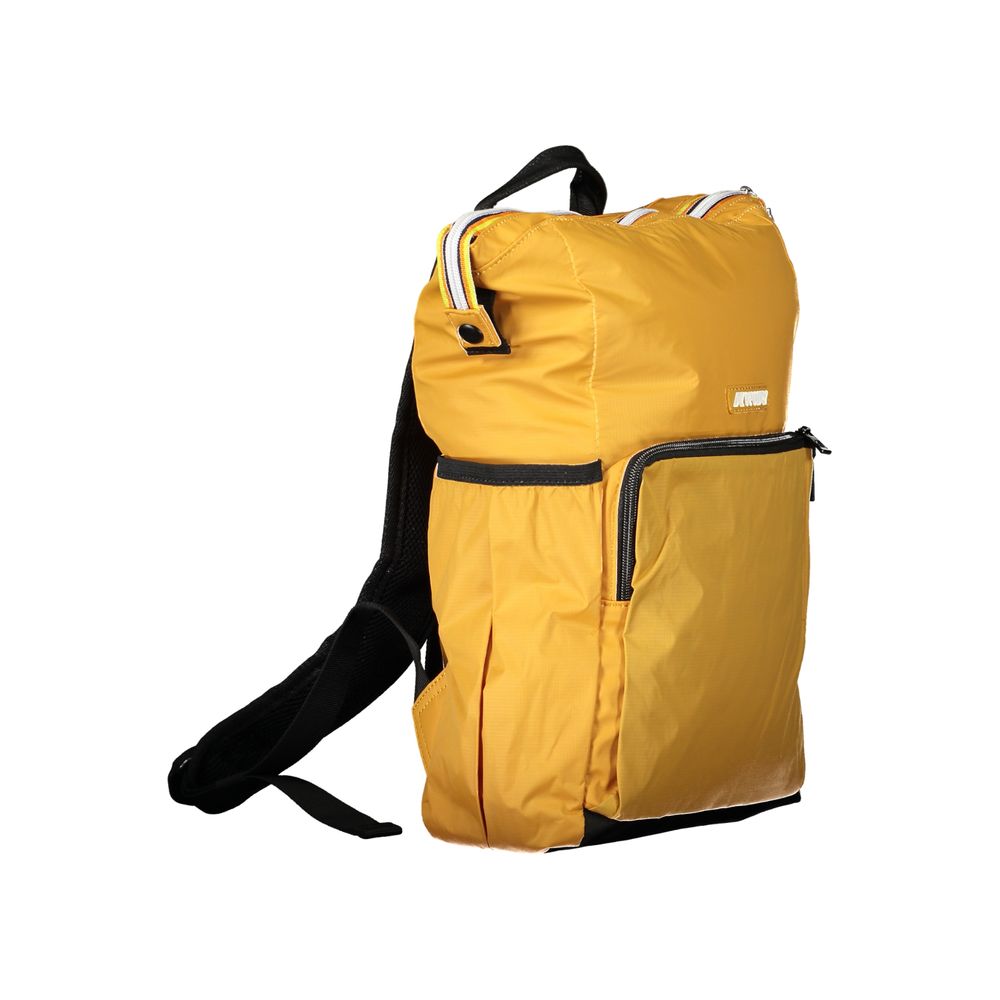 K-WAY Yellow Polyamide Backpack