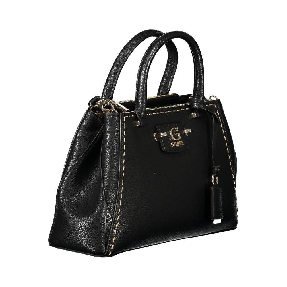 Guess Jeans Black Polyethylene Handbag - Hilstor