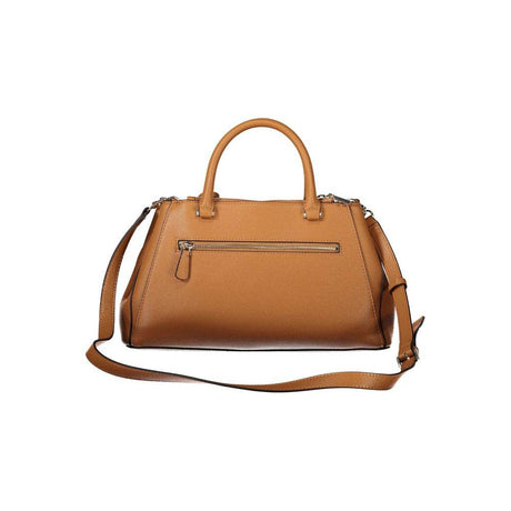 Guess Jeans Brown Polyethylene Handbag - Hilstor