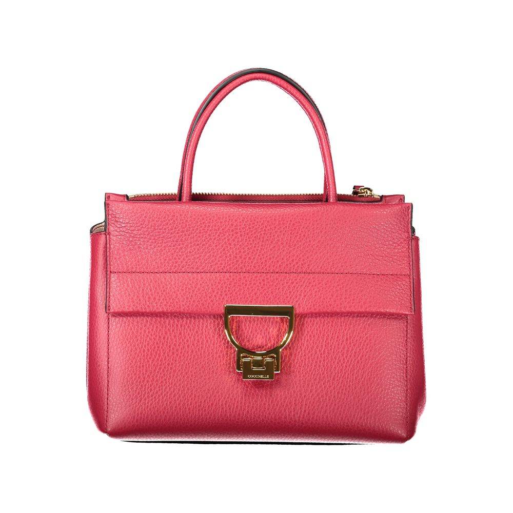 Coccinelle Red Leather Handbag - Hilstor