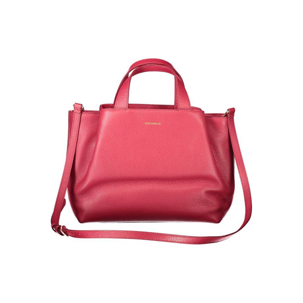 Coccinelle Red Leather Handbag - Hilstor