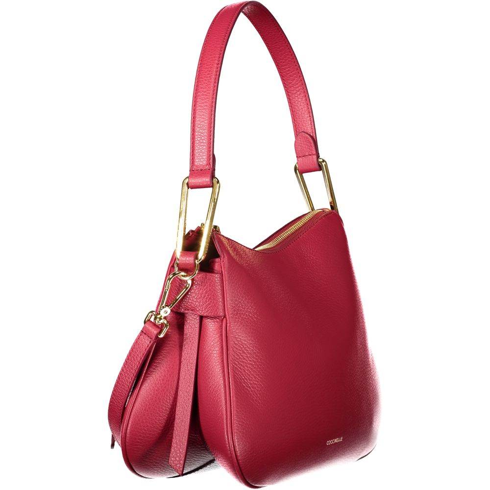 Coccinelle Red Leather Handbag - Hilstor