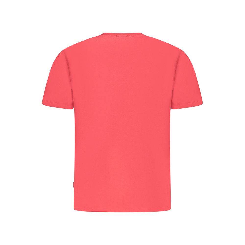 Pepe Jeans Red Cotton T-Shirt - Hilstor