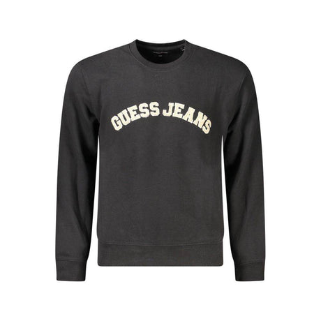 Guess Jeans Black Cotton Men Sweater - Hilstor