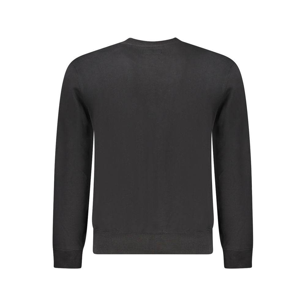 Guess Jeans Black Cotton Men Sweater - Hilstor
