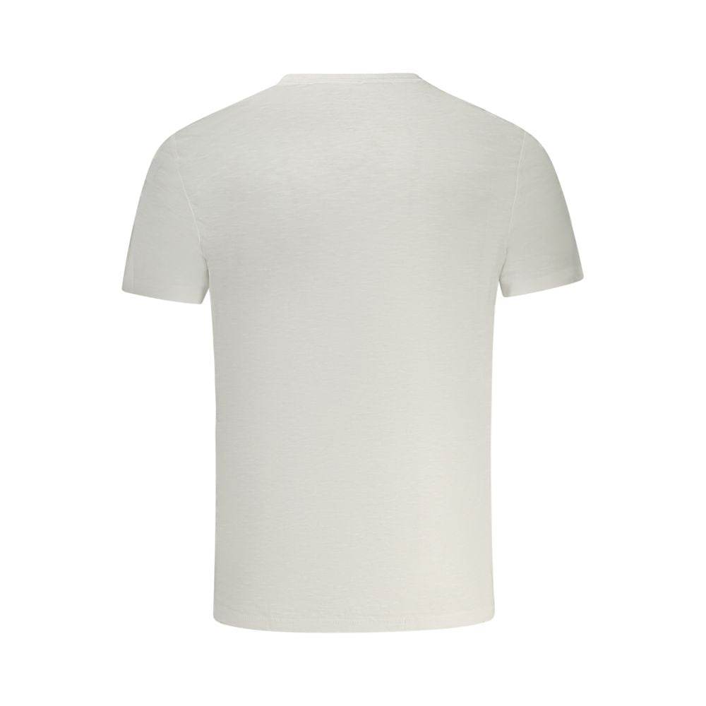 Guess Jeans White Cotton T-Shirt - Hilstor