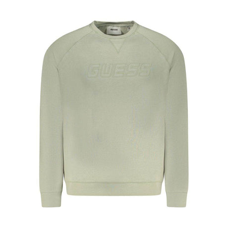 Guess Jeans Green Cotton Men Sweater - Hilstor