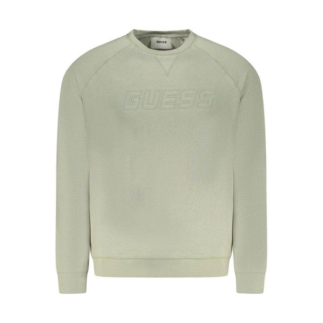 Guess Jeans Green Cotton Men Sweater - Hilstor
