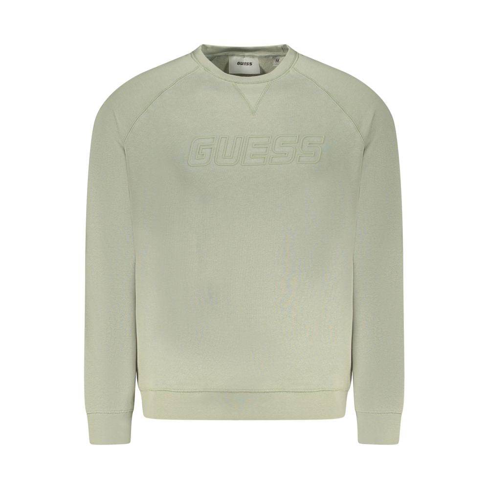 Guess Jeans Green Cotton Men Sweater - Hilstor
