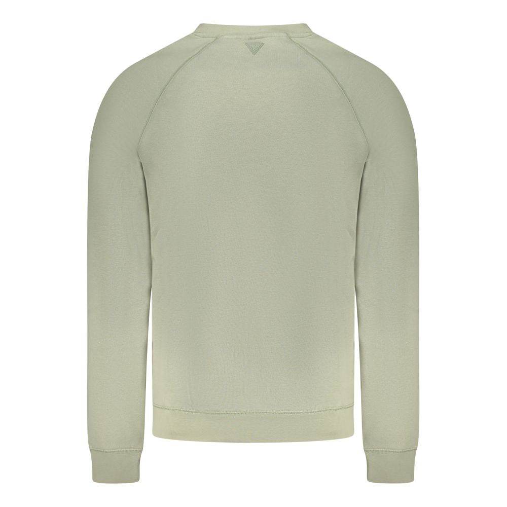 Guess Jeans Green Cotton Men Sweater - Hilstor