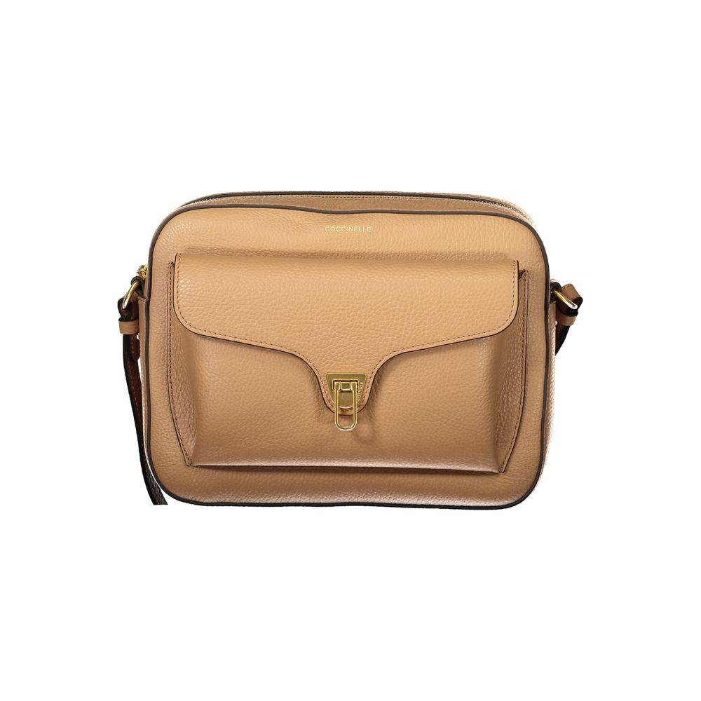 Coccinelle Brown Leather Handbag - Hilstor