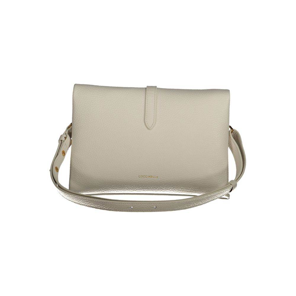 Coccinelle White Leather Handbag - Hilstor