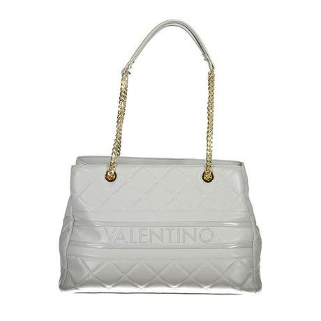 Mario Valentino Gray Polyethylene Handbag - Hilstor