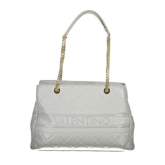 Mario Valentino Gray Polyethylene Handbag - Hilstor