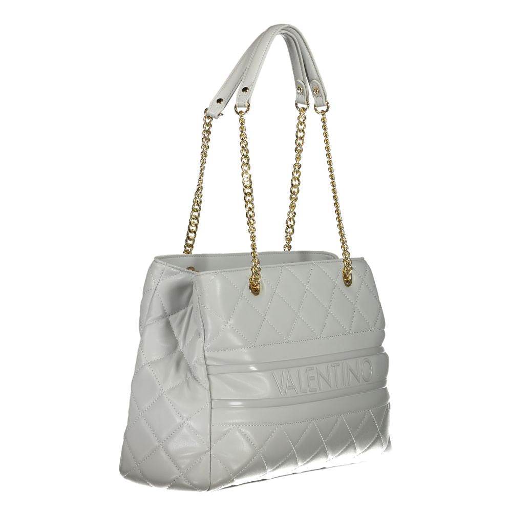 Mario Valentino Gray Polyethylene Handbag - Hilstor