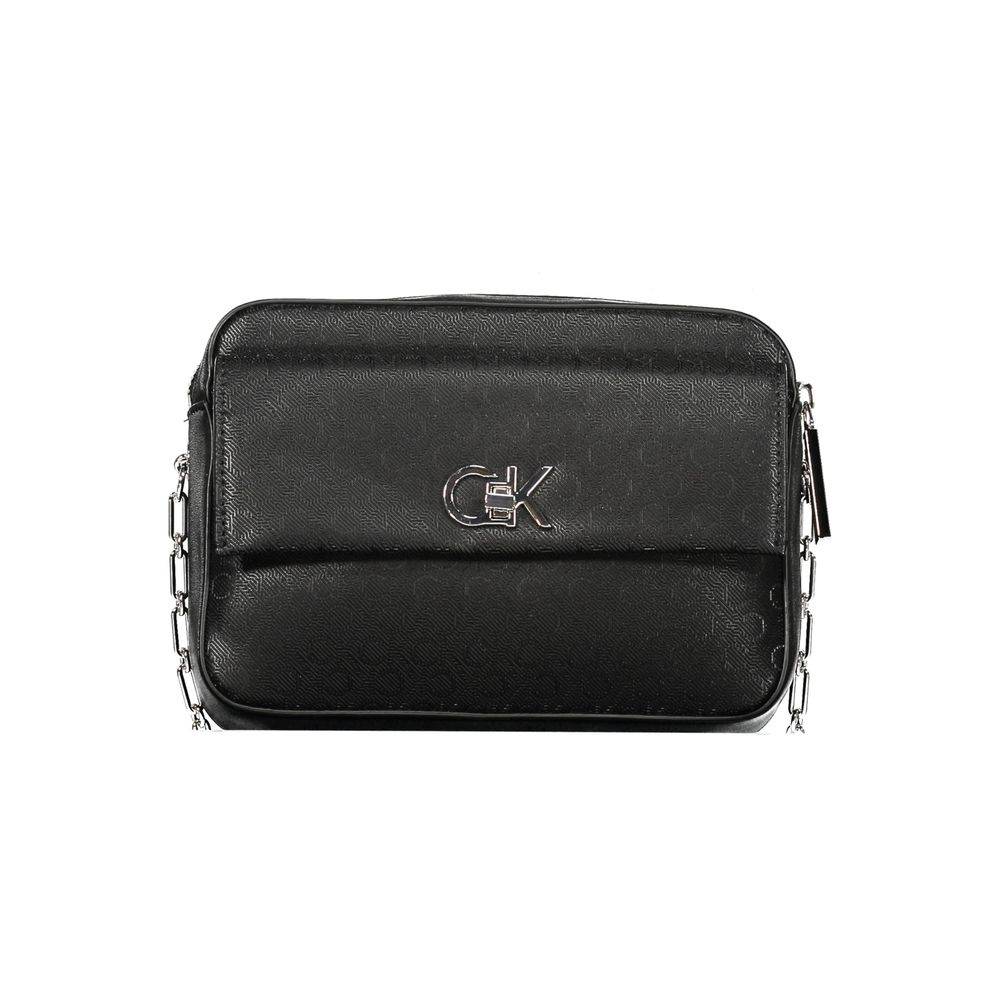 Calvin Klein Black Polyester Handbag - Hilstor