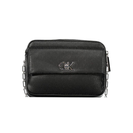 Calvin Klein Black Polyester Handbag - Hilstor