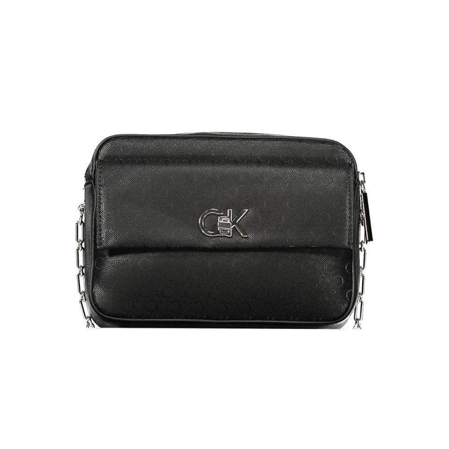 Calvin Klein Black Polyester Handbag - Hilstor