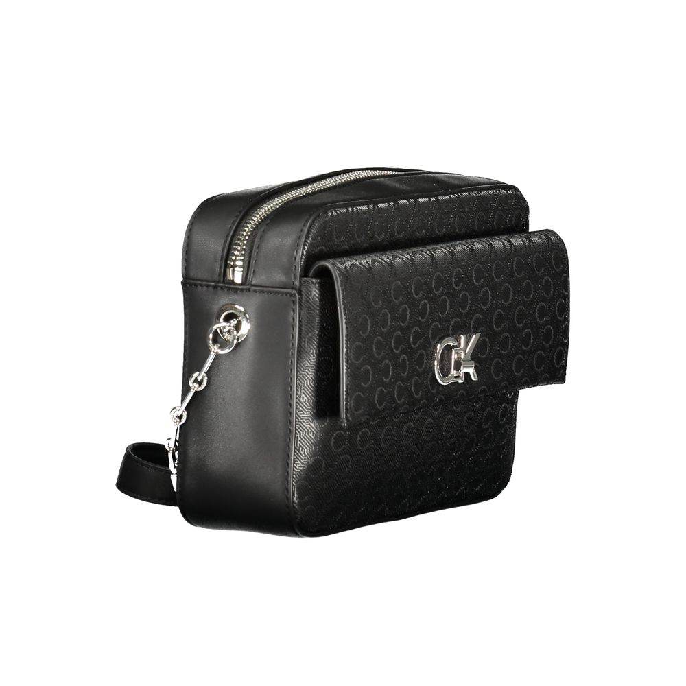 Calvin Klein Black Polyester Handbag - Hilstor