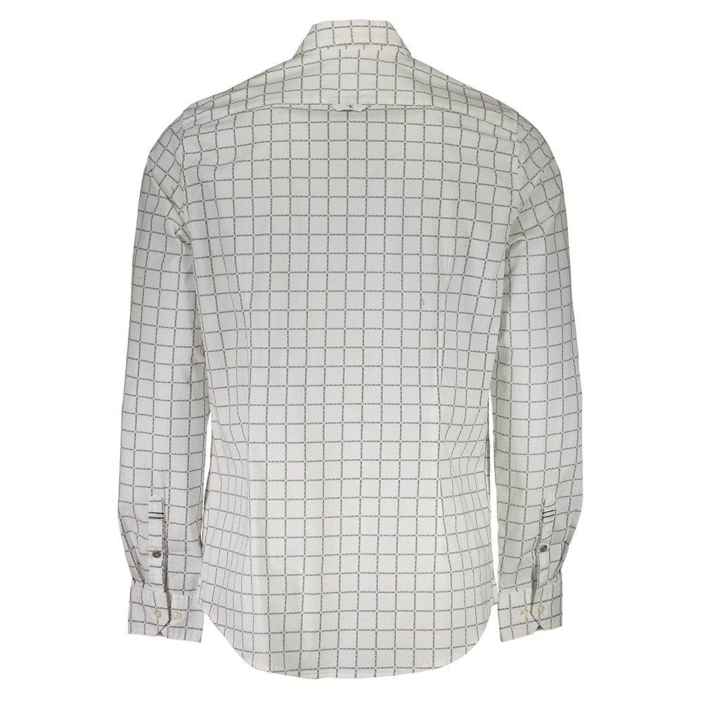 Calvin Klein White Cotton Shirt - Hilstor