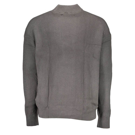 Calvin Klein Gray Cotton Sweater - Hilstor