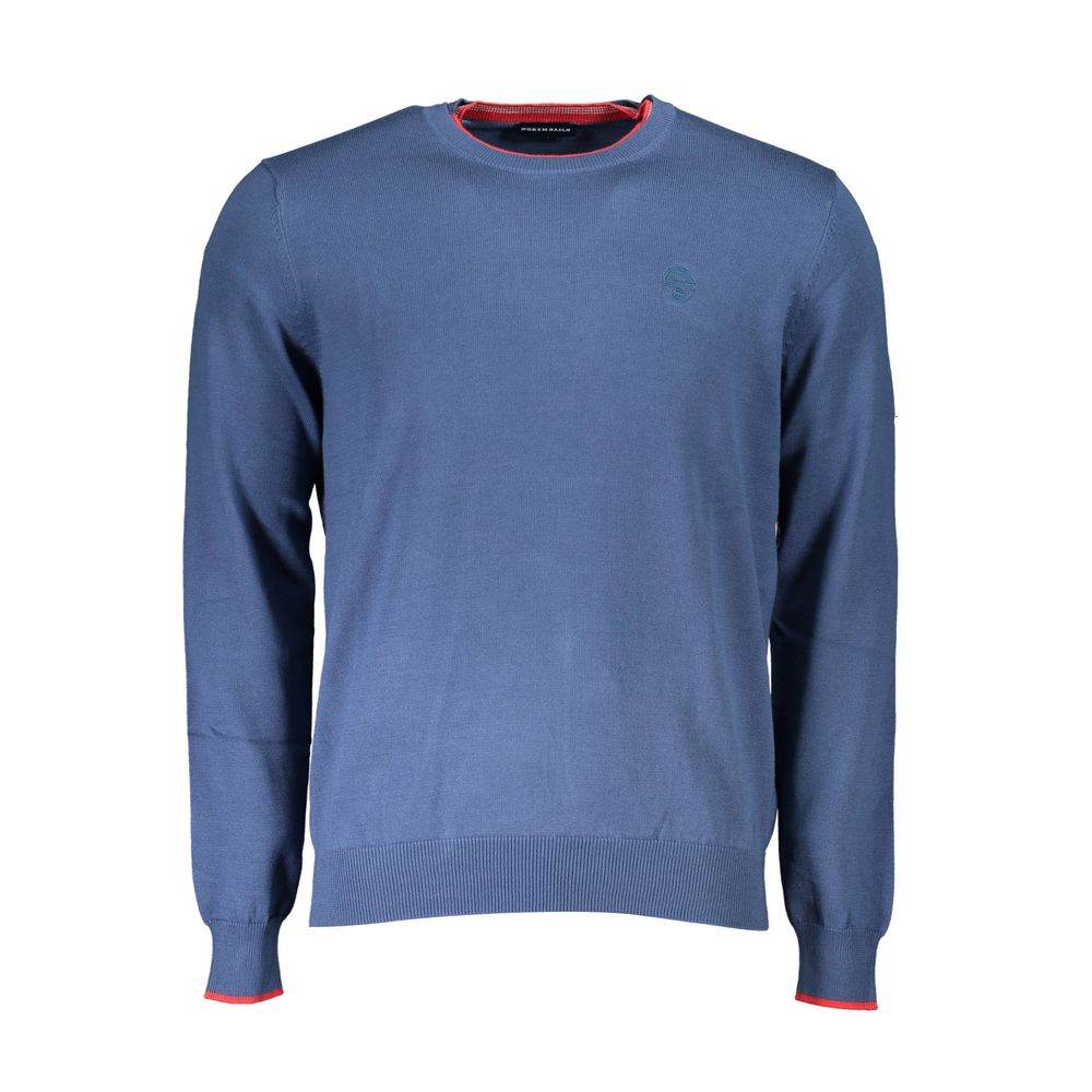 North Sails Blue Cotton Sweater - Hilstor