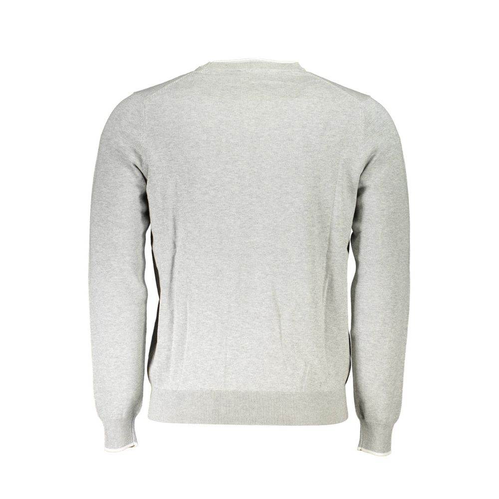 North Sails Gray Cotton Sweater - Hilstor